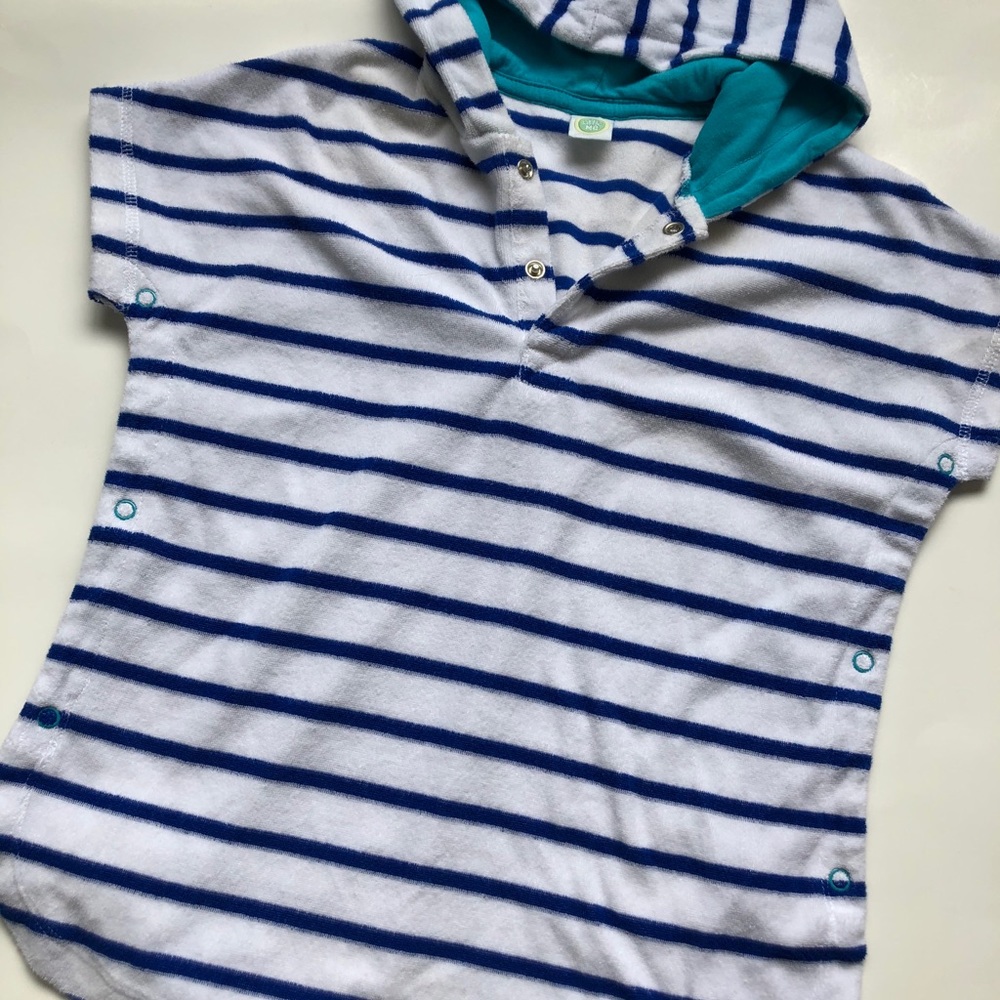 Little Me Terry swim cover up